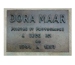 Plaque pour la Maison Dora Maar - Ménerbes
